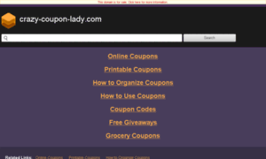 Crazy-coupon-lady.com thumbnail