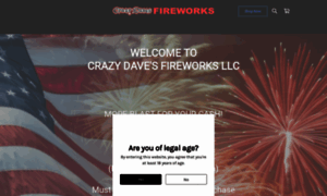 Crazydavesfireworks.com thumbnail