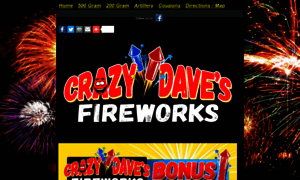 Crazydavesfireworks.net thumbnail
