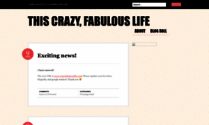 Crazyfabulouslife.wordpress.com thumbnail