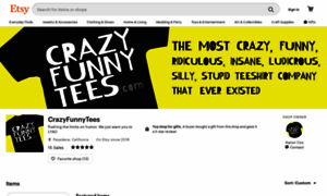 Crazyfunnytees.com thumbnail