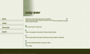 Crazysnow.synthasite.com thumbnail