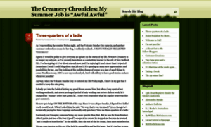 Creamerychronicles.wordpress.com thumbnail