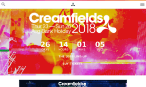 Creamfieldstv.com thumbnail