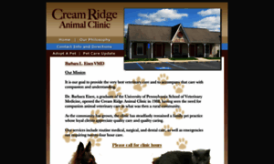 Creamridgeanimalclinic.com thumbnail