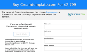 Creamtemplate.com thumbnail