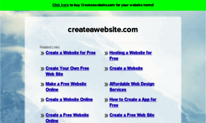 Createawebsite.com thumbnail