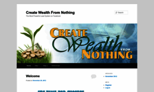 Createwealthfromnothing.wordpress.com thumbnail