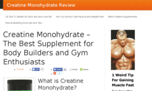 Creatinemonohydratereview.org thumbnail