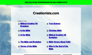 Creationists.com thumbnail