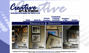 Creativeartandframe.com thumbnail