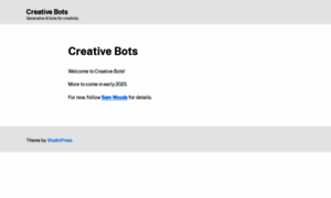 Creativebots.com thumbnail