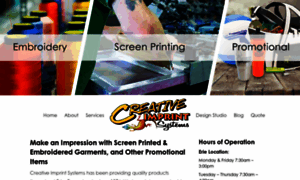 Creativeimprintsystems.com thumbnail