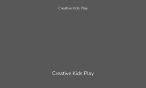 Creativekidsplay.com.au thumbnail