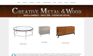 Creativemetalwood.com thumbnail