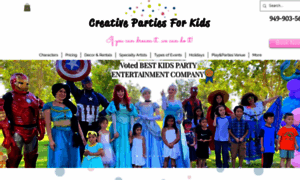 Creativepartiesforkids.com thumbnail