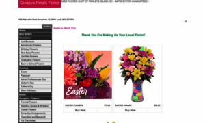 Creativepetalsflorist.com thumbnail