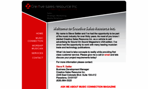 Creativesalesresource.com thumbnail