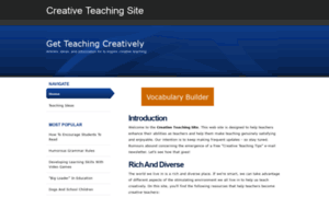 Creativeteachingsite.com thumbnail