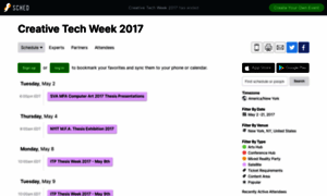 Creativetechweek2017.sched.com thumbnail