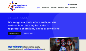 Creativityincare.org thumbnail