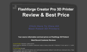 Creator3dprinter.com thumbnail