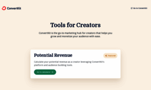 Creatortools.convertkit.com thumbnail