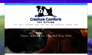 Creaturecomfortspetsitting.com thumbnail