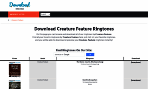 Creaturefeature.download-ringtone.com thumbnail
