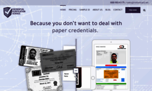 Credentialverificationservice.com thumbnail