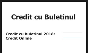 Credit-cu-buletinul.com thumbnail