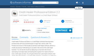 Credit-healer-professional-edition.software.informer.com thumbnail
