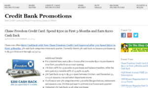 Creditbankpromotions.com thumbnail