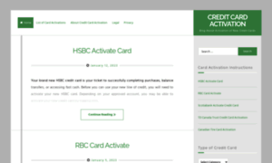 Creditcardactivation.ca thumbnail