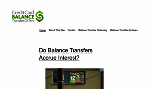 Creditcardbalancetransferoffers.com thumbnail