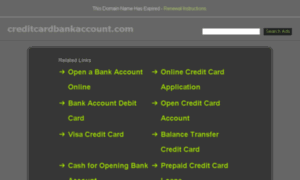 Creditcardbankaccount.com thumbnail