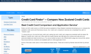 Creditcardfinder.co.nz thumbnail