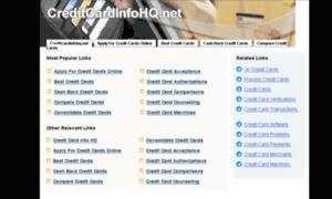 Creditcardinfohq.net thumbnail