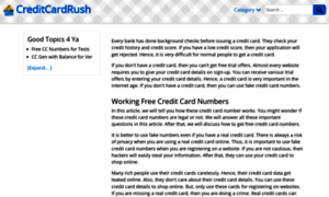 Creditcardrush.com thumbnail