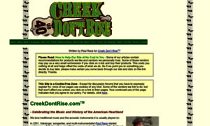 Creekdontrise.com thumbnail