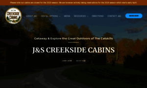 Creeksidecabins.com thumbnail