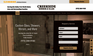 Creeksidemirrorandglass.com thumbnail