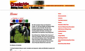 Creeksideridingstables.com thumbnail