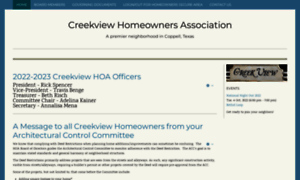 Creekviewhomeowners.com thumbnail