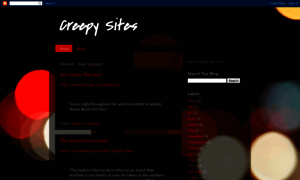 Creepy-sites.blogspot.com thumbnail