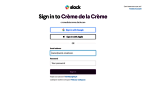 Cremedelacreme.slack.com thumbnail