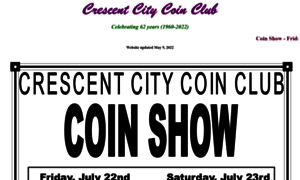 Crescentcitycoinclub.org thumbnail