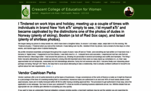 Crescentcollegeofeducationforwomen.org thumbnail