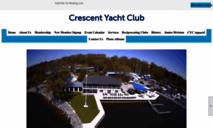 Crescentyachtclub.org thumbnail