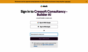 Cressoft-builder-ai.slack.com thumbnail